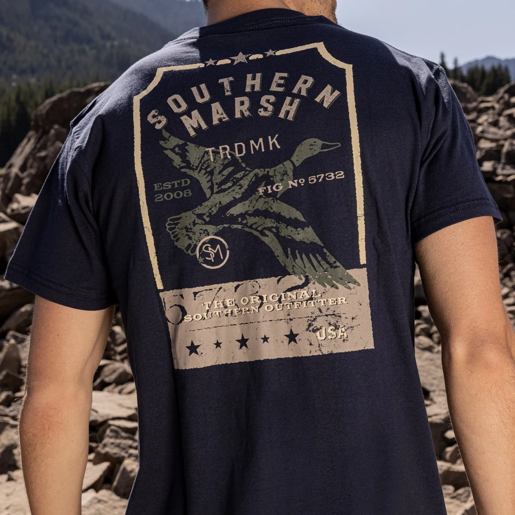 Southern Marsh 21 Vintage Tag Tee - Duck