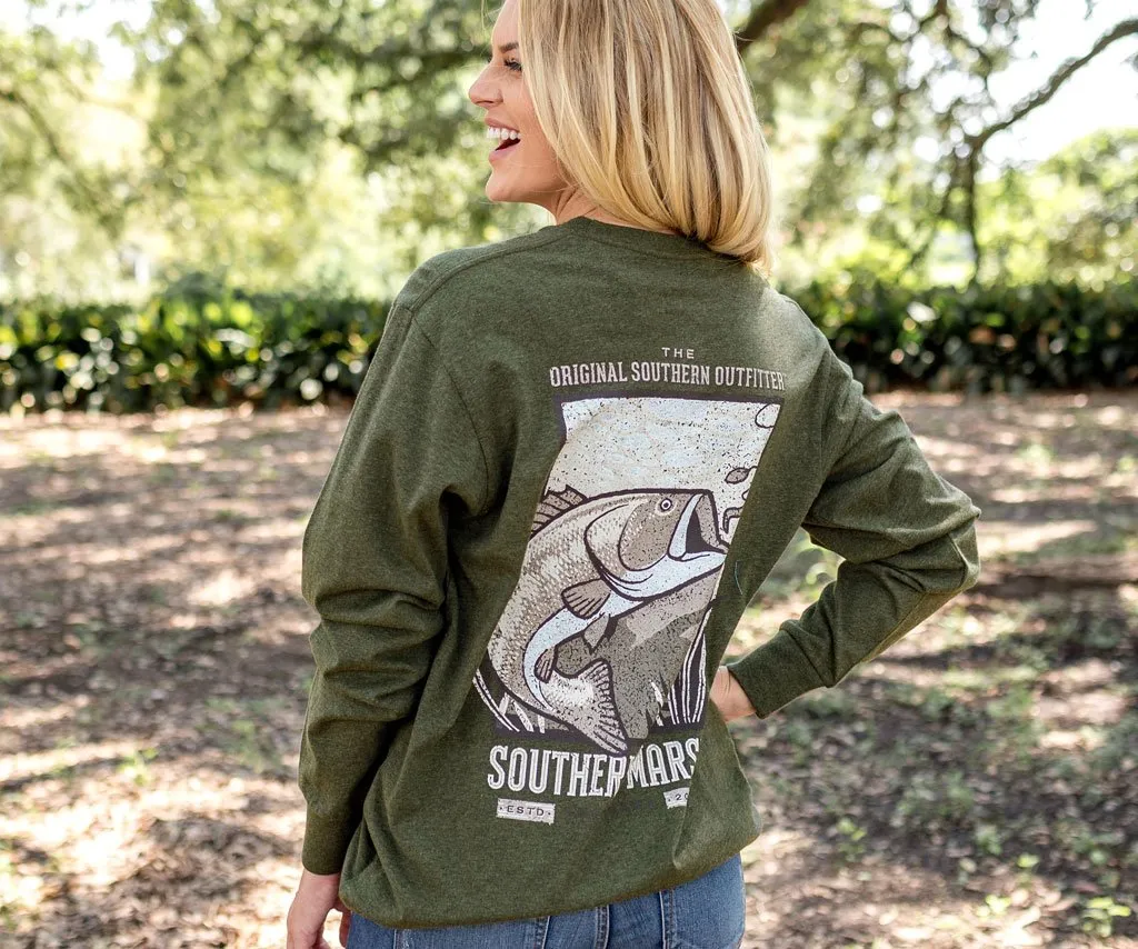 Southern Marsh 21 Vistas Bass Tee - Long Sleeve