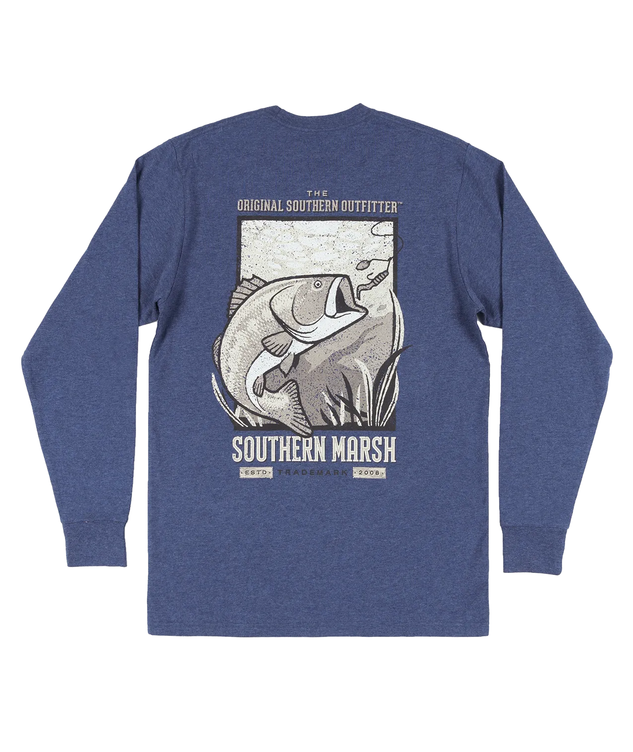 Southern Marsh 21 Vistas Bass Tee - Long Sleeve
