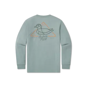Southern Marsh 21 Warning Duck Tee - Long Sleeve