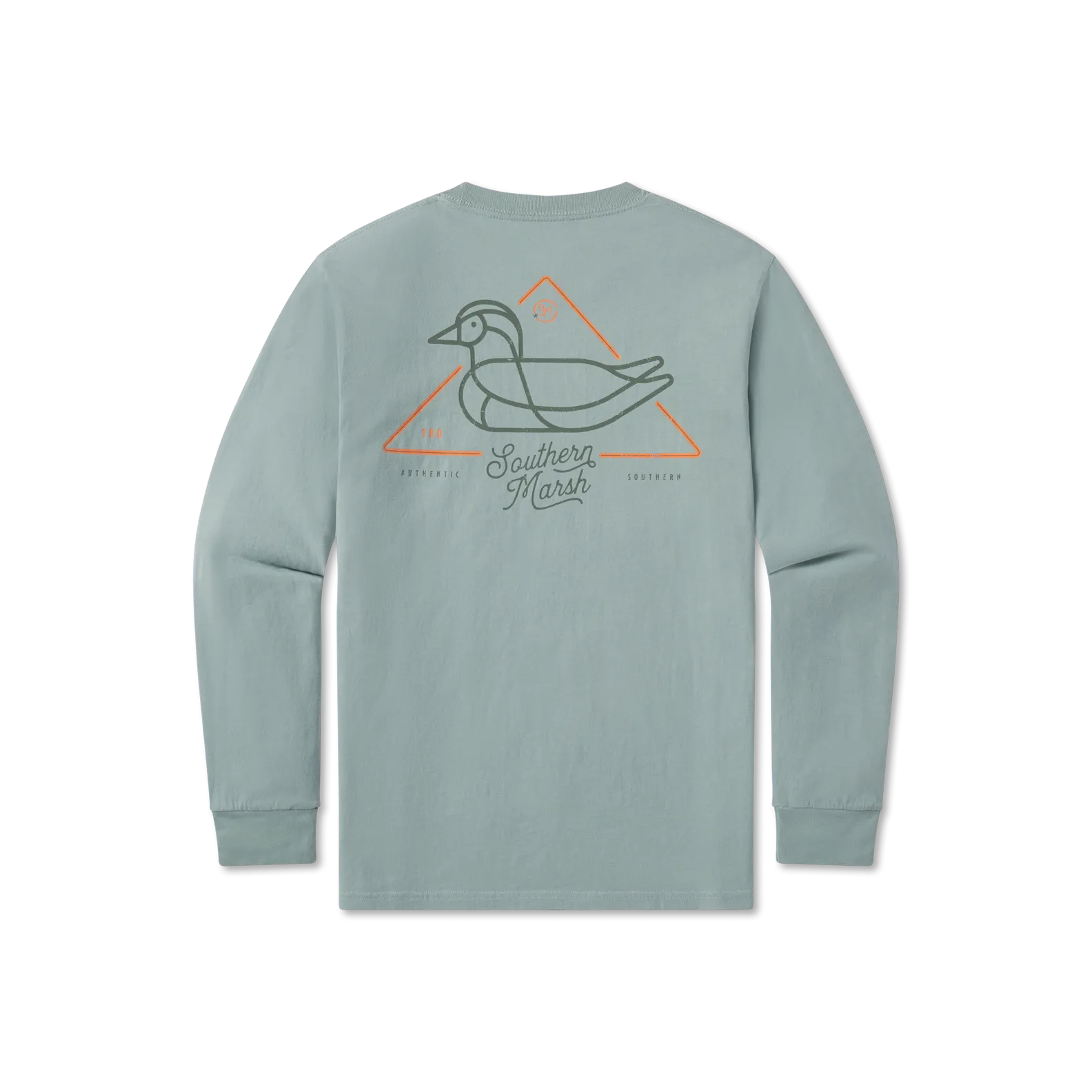 Southern Marsh 21 Warning Duck Tee - Long Sleeve