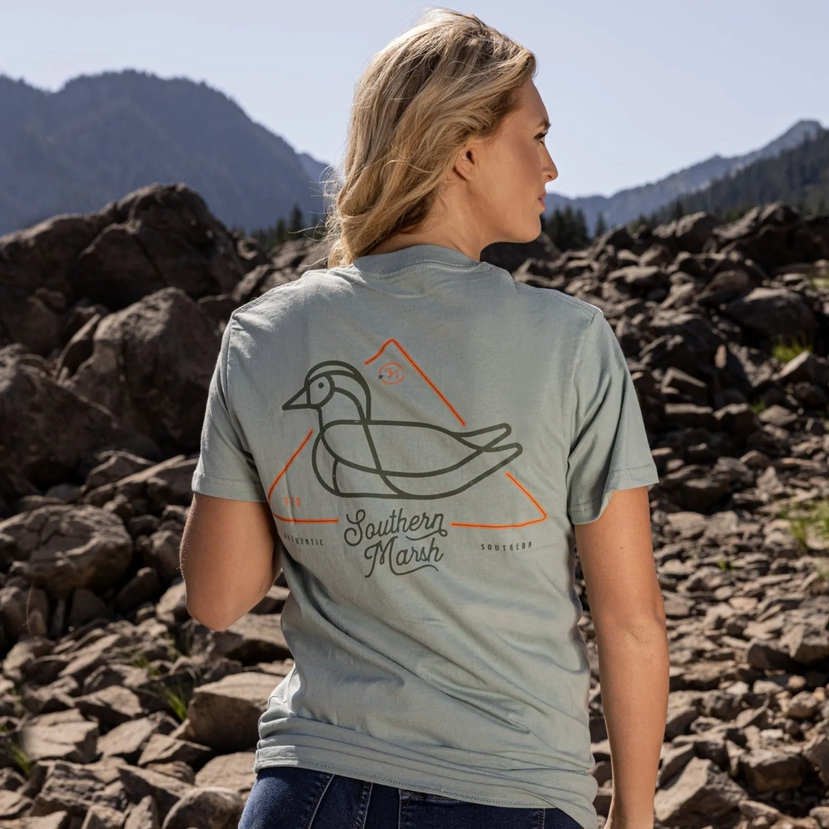 Southern Marsh 21 Warning Duck Tee