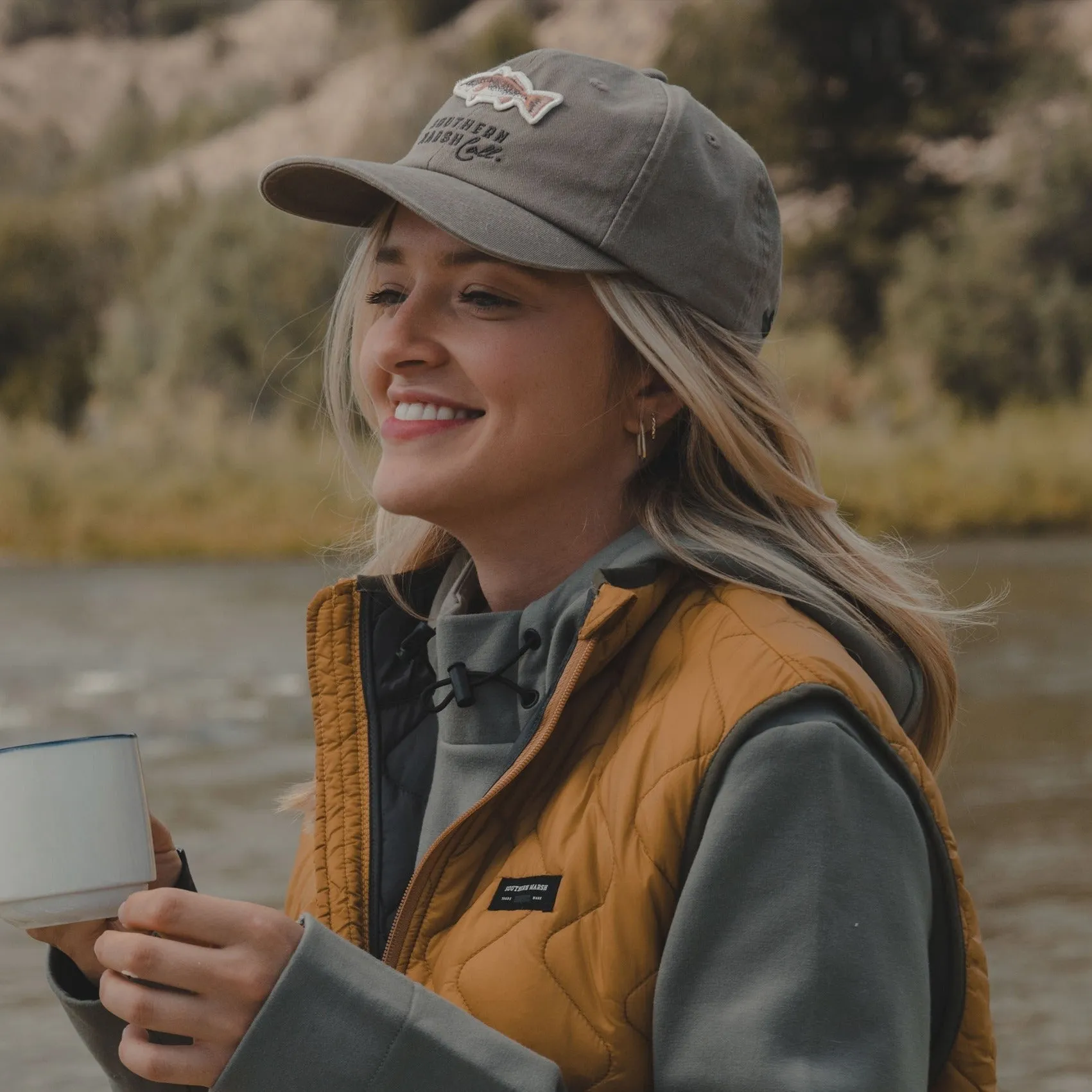 Southern Marsh 21 Washed Hat - Redfish Patch