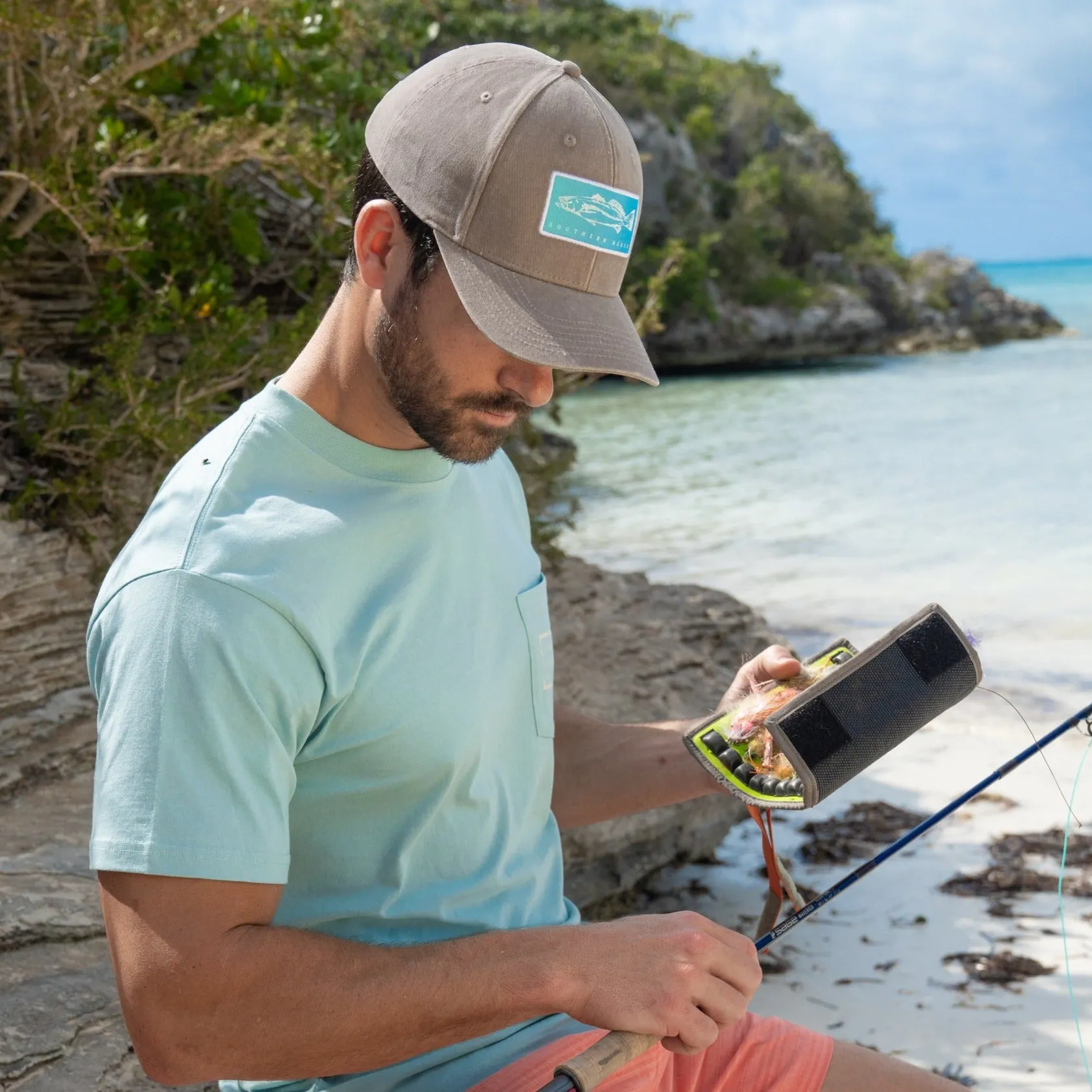 Southern Marsh 21 Washed Hat - Trout Fade