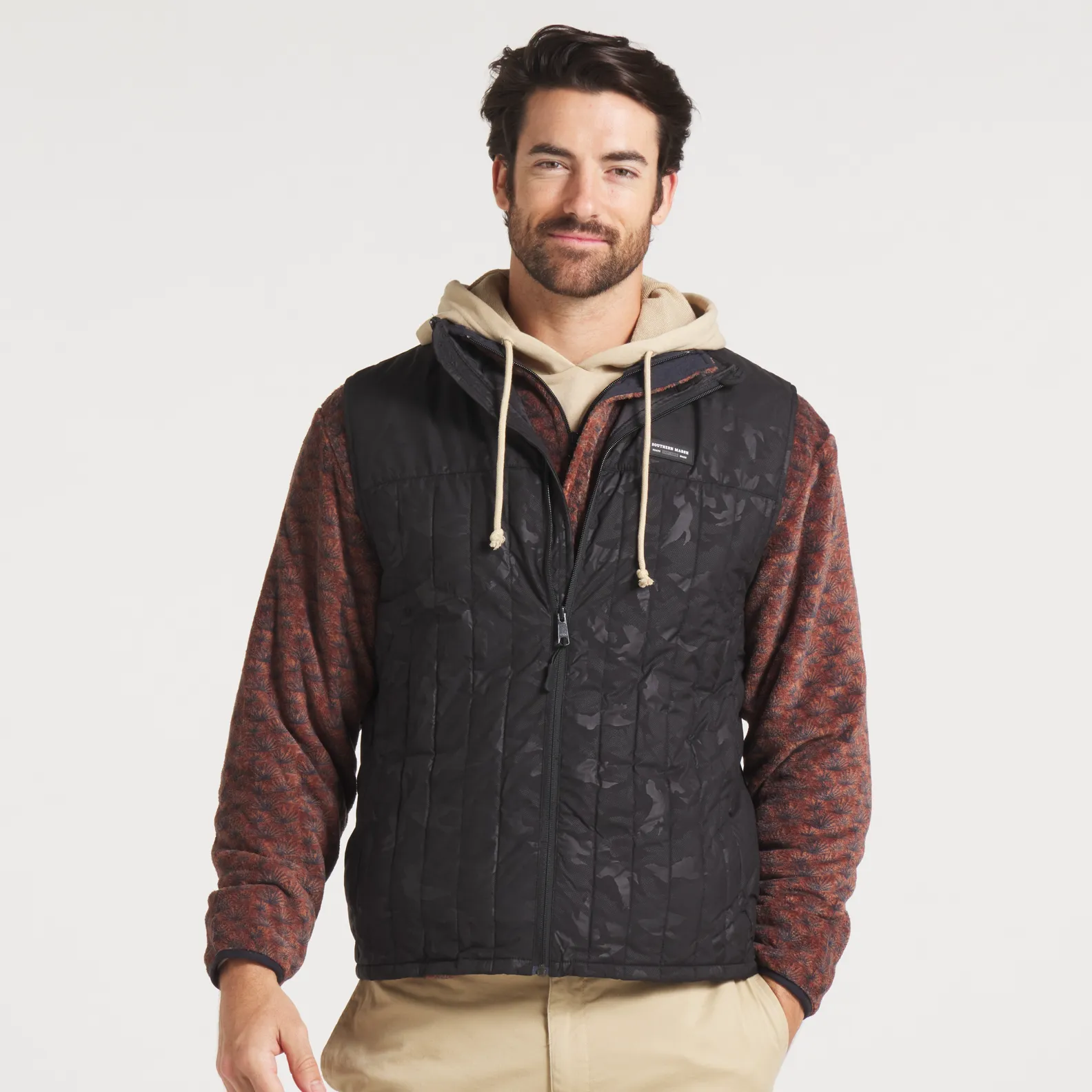 Southern Marsh 21 Whitefish Quilted Vest - Duck Camo