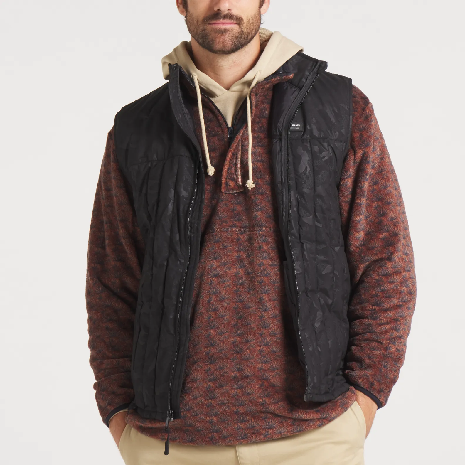 Southern Marsh 21 Whitefish Quilted Vest - Duck Camo