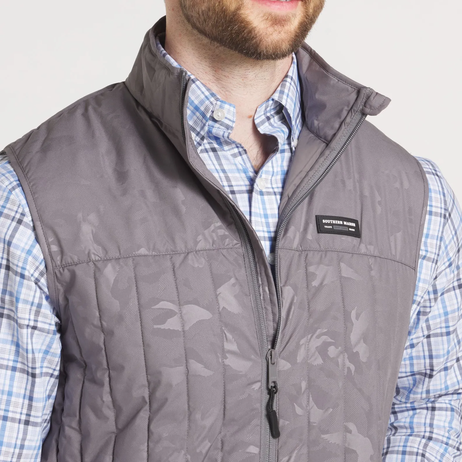 Southern Marsh 21 Whitefish Quilted Vest - Duck Camo
