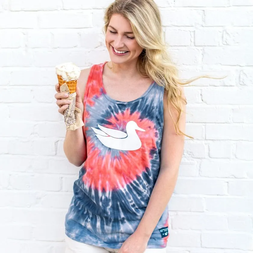 Southern Marsh 21 Whitling Tie-Dye Tank - Spiral