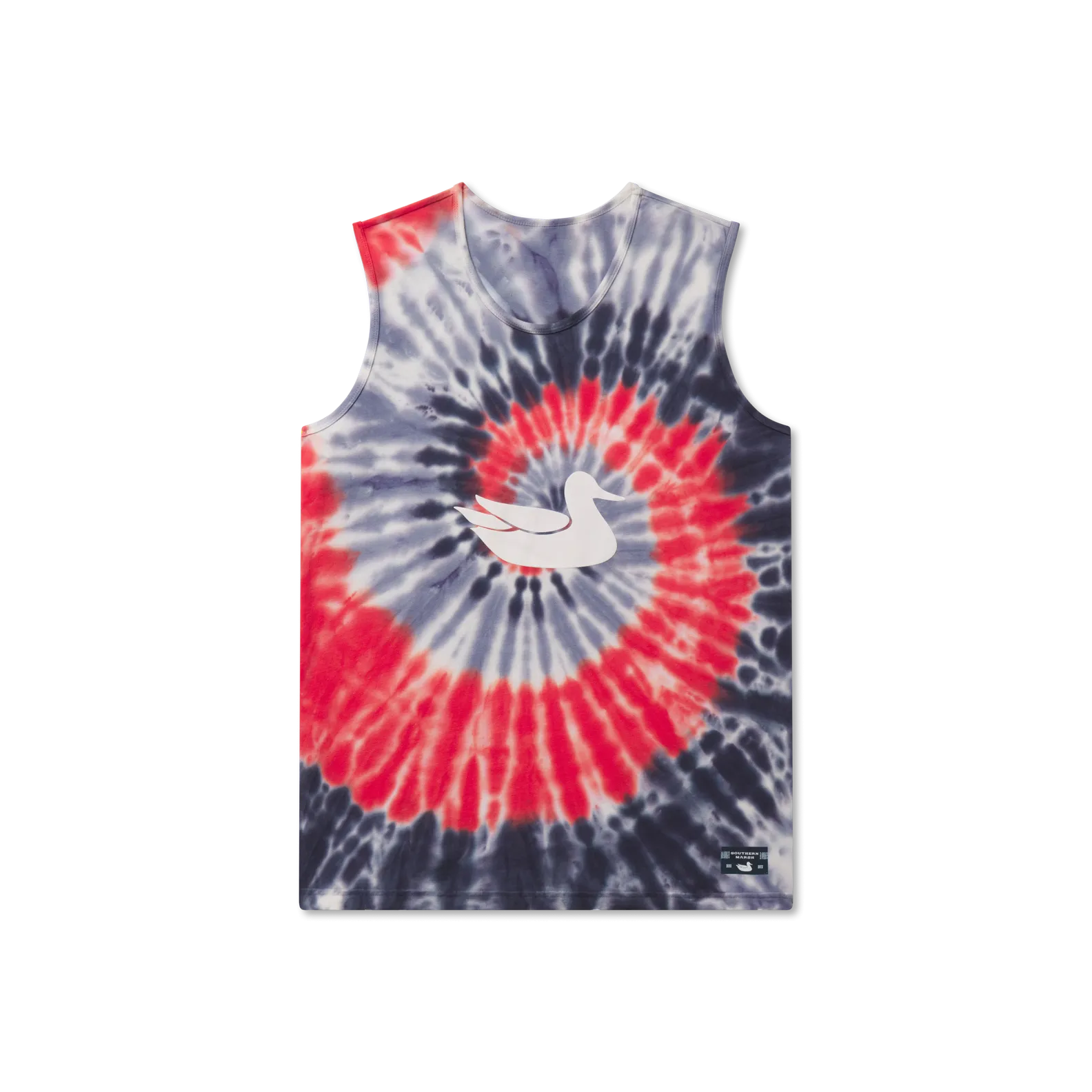 Southern Marsh 21 Whitling Tie-Dye Tank - Spiral