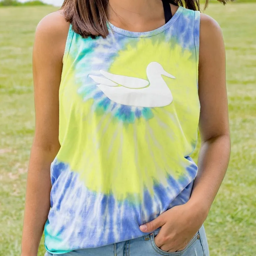 Southern Marsh 21 Whitling Tie-Dye Tank - Spiral