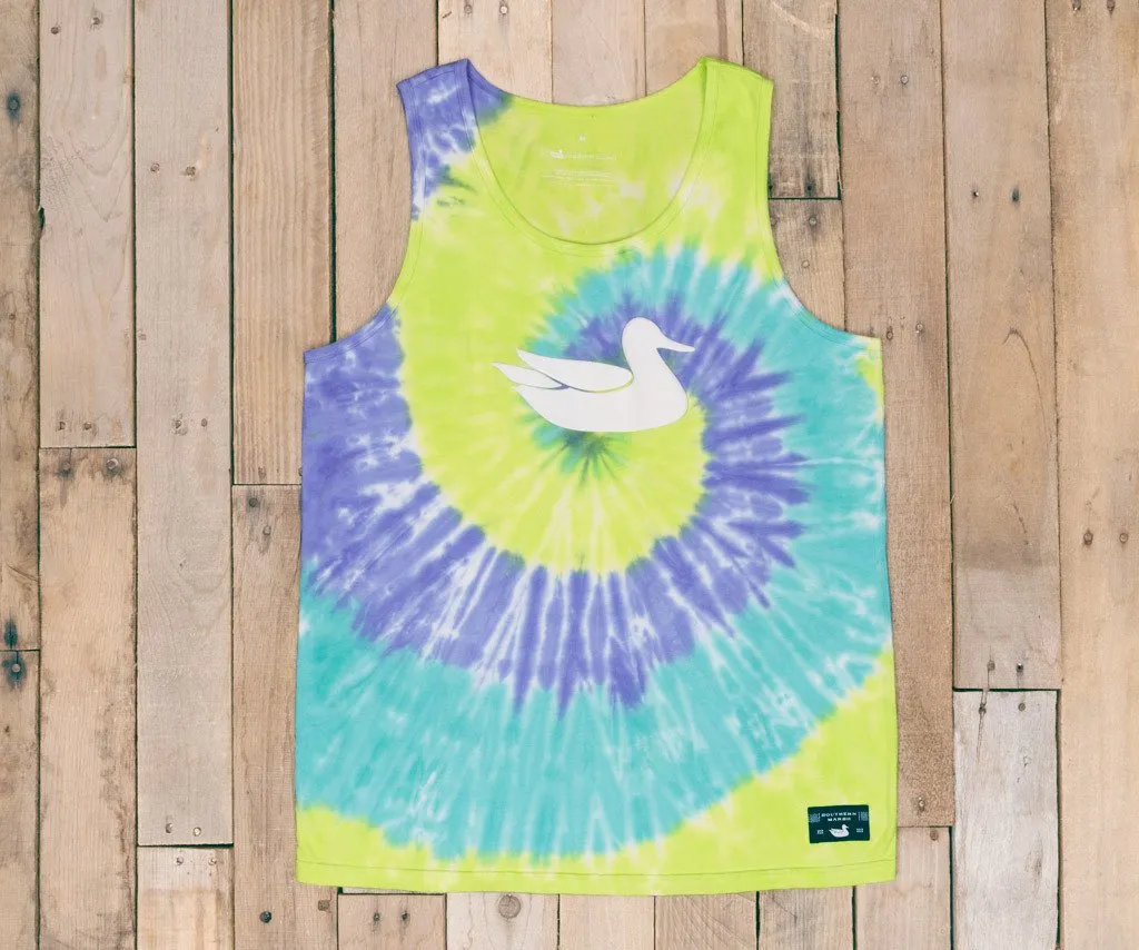 Southern Marsh 21 Whitling Tie-Dye Tank - Spiral