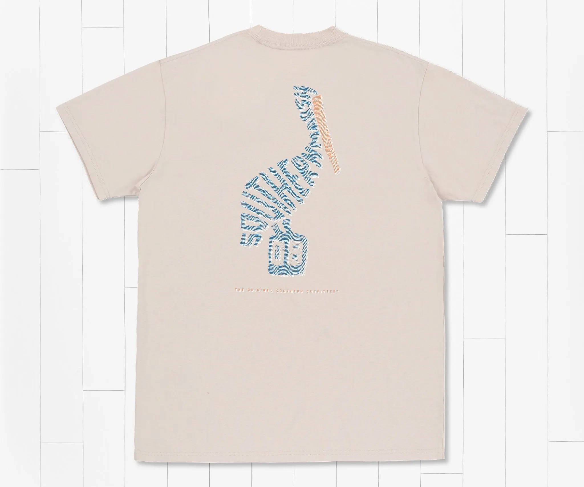Southern Marsh 21 Wildlife Words Tee - Pelican