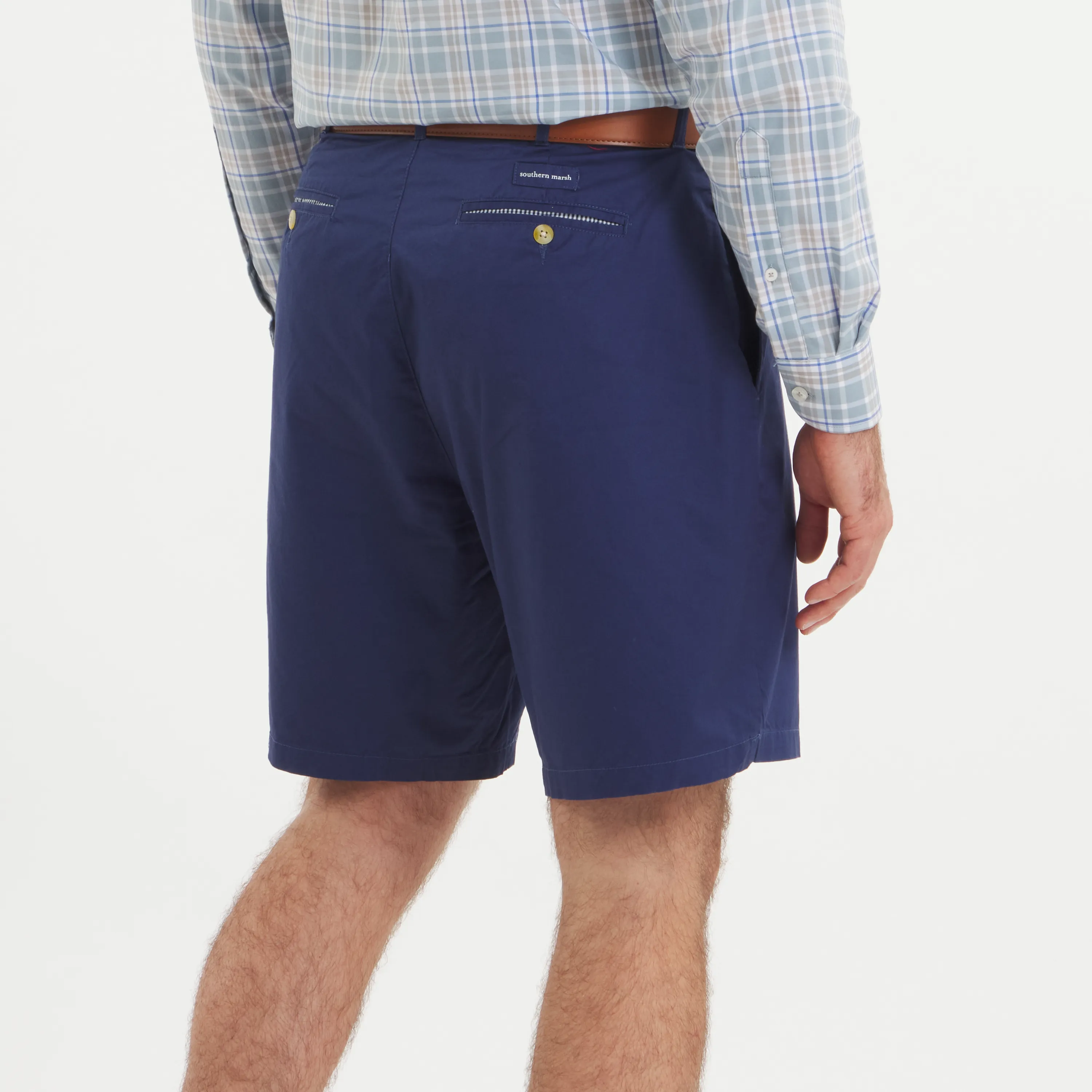 Southern Marsh 21 Windward Summer Short - 8in. Flat Front