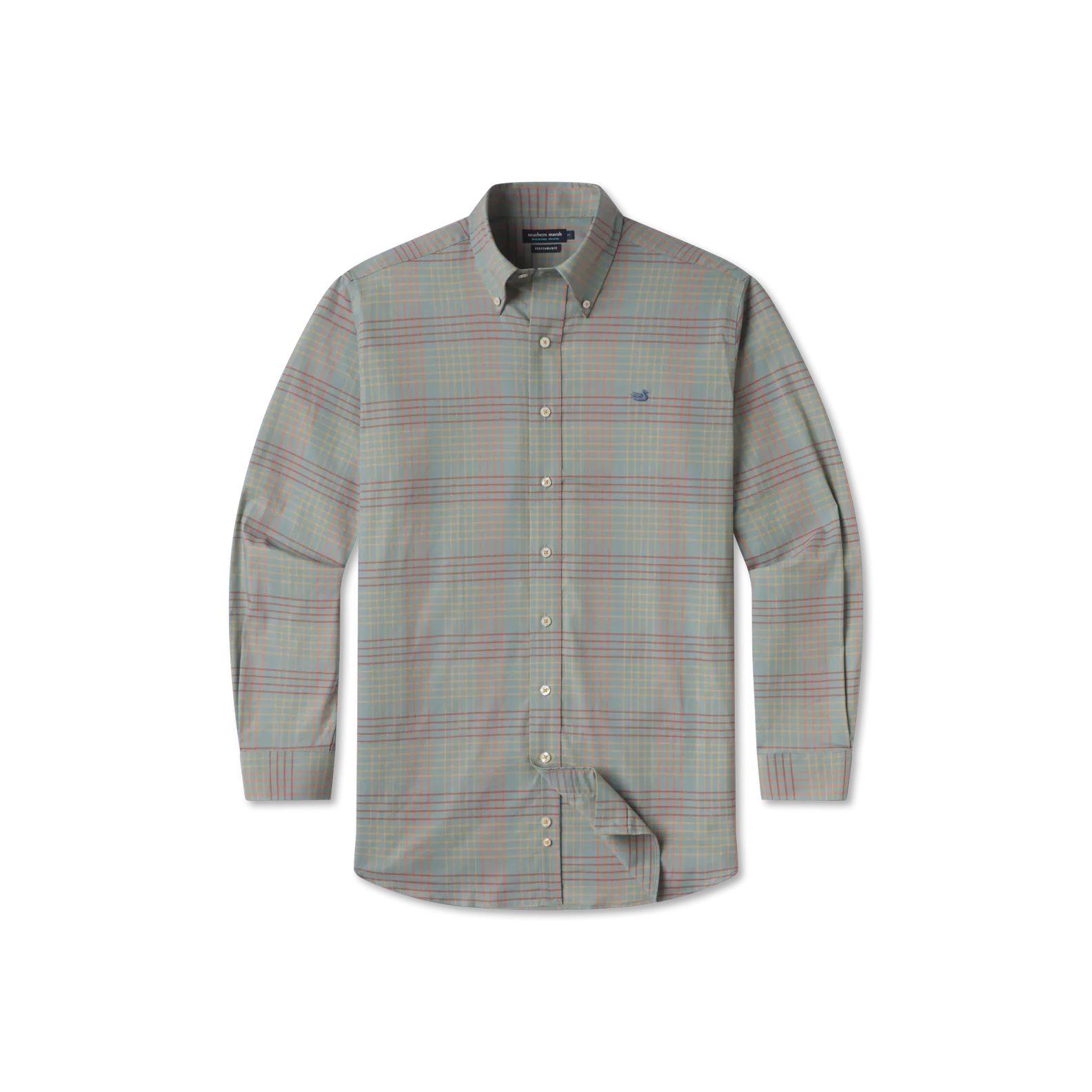 Southern Marsh 21 Winfield Grid Performance Dress Shirt