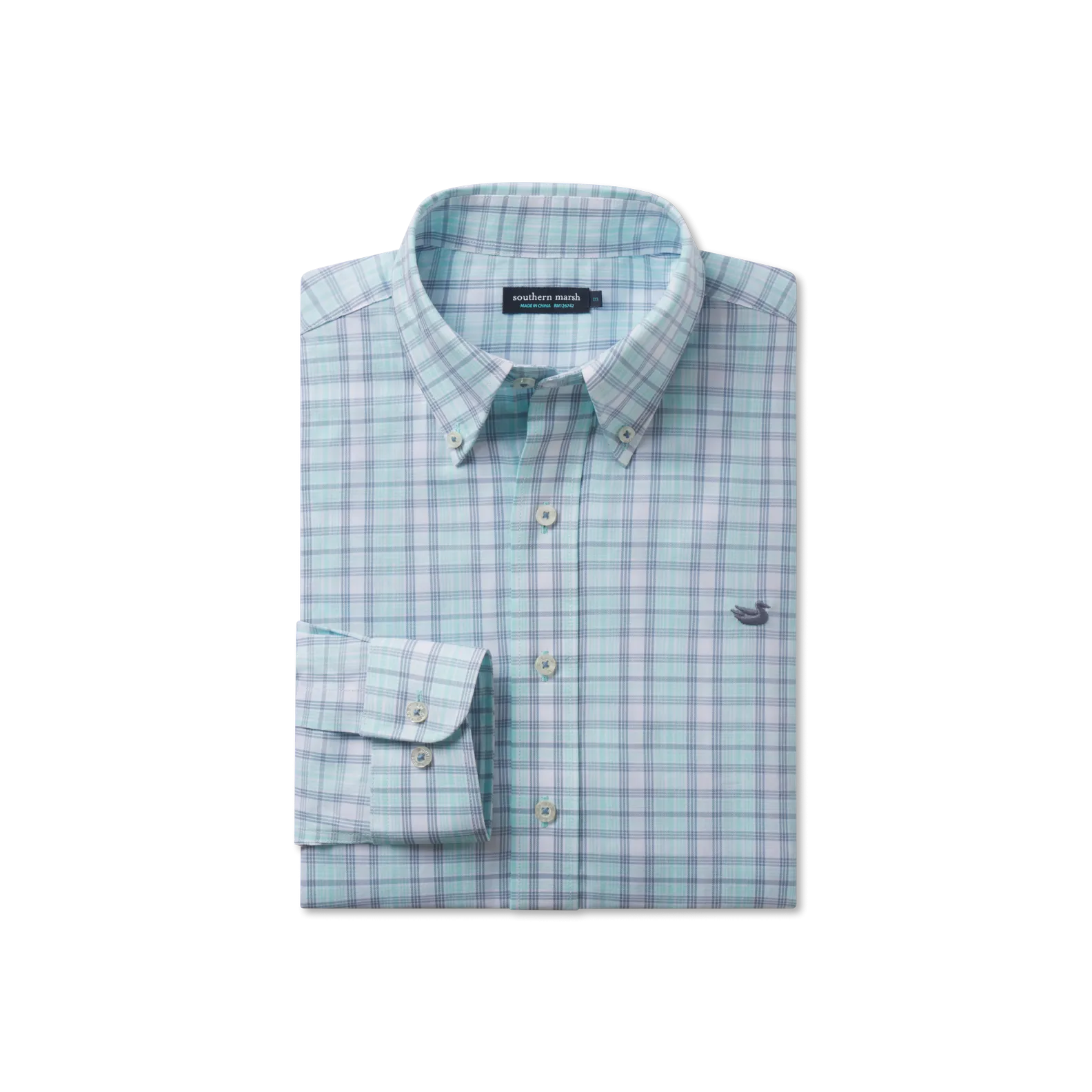 Southern Marsh 21 Winston Windowpane Dress Shirt