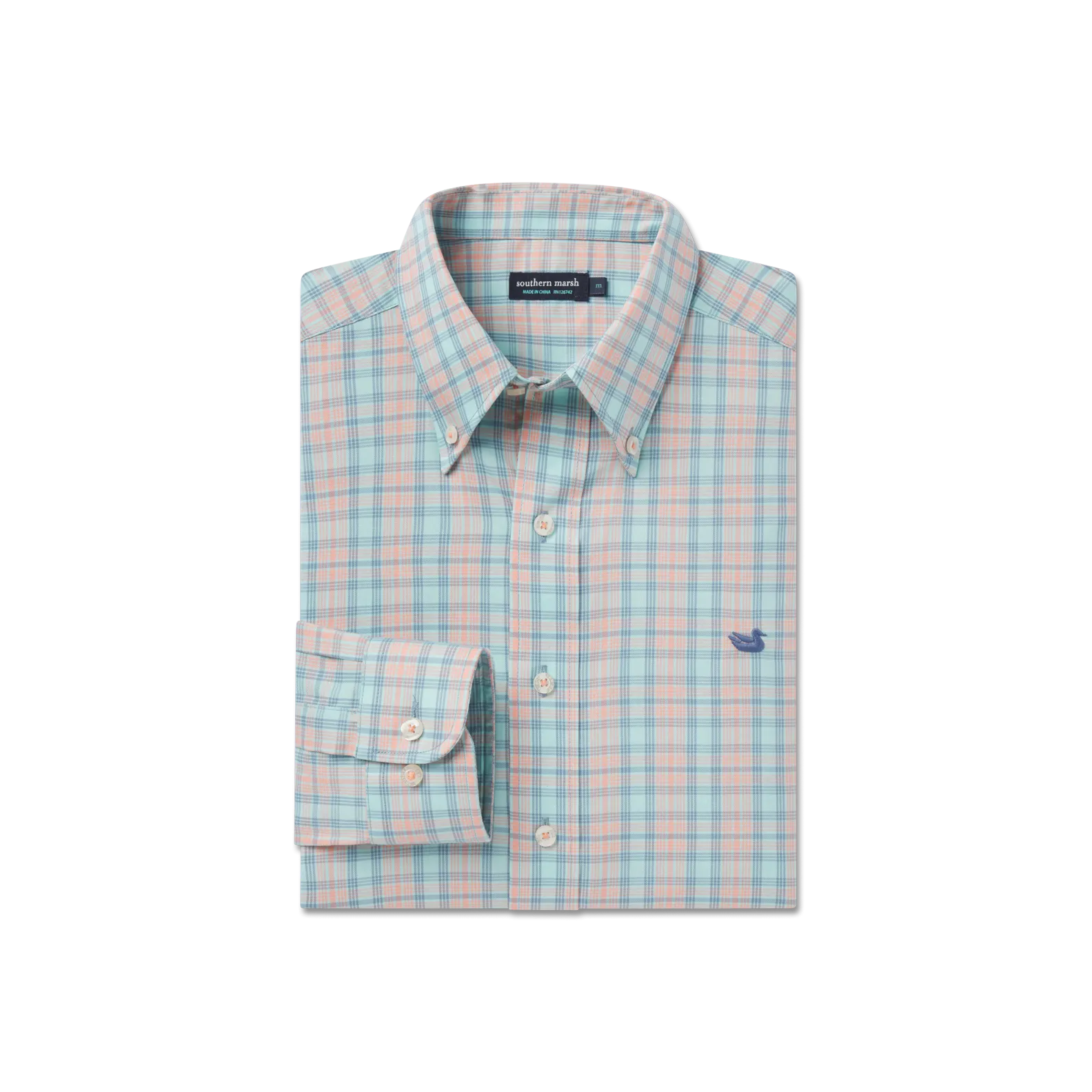 Southern Marsh 21 Winston Windowpane Dress Shirt