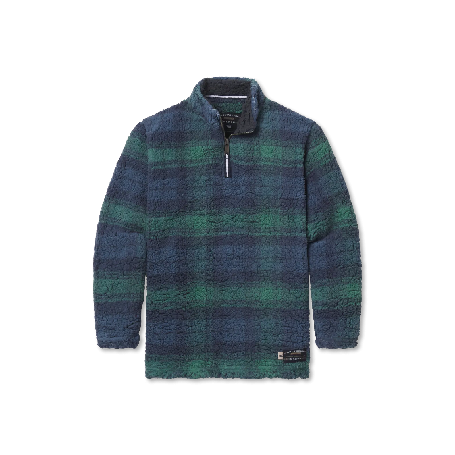 Southern Marsh 21 Youth Andover Plaid Sherpa Pullover