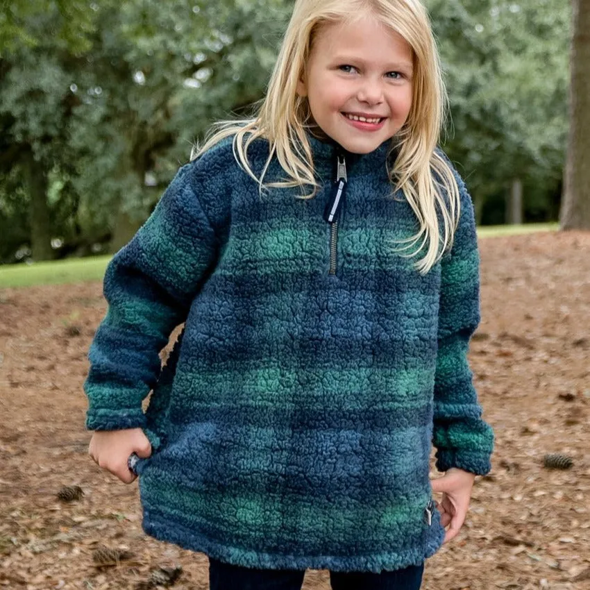 Southern Marsh 21 Youth Andover Plaid Sherpa Pullover