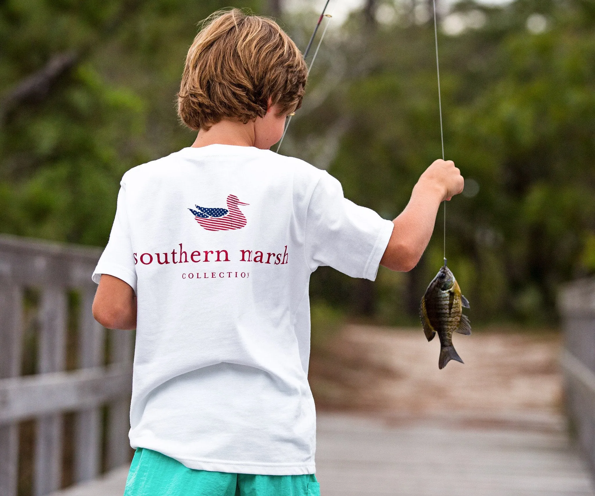 Southern Marsh 21 Youth Authentic Flag Tee