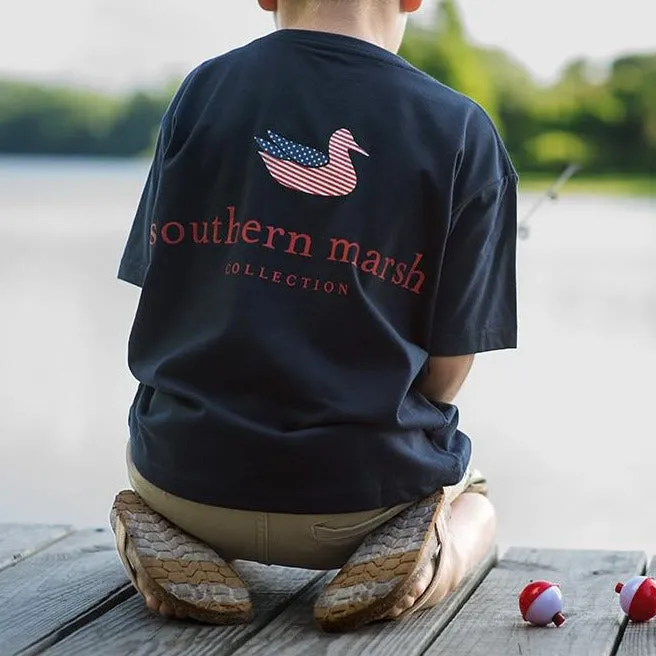 Southern Marsh 21 Youth Authentic Flag Tee