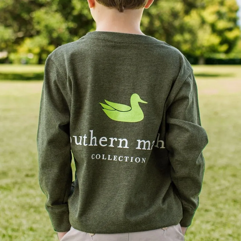 Southern Marsh 21 Youth Authentic Tee - Heathered - Long Sleeve