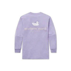 Southern Marsh 21 Youth Authentic Tee - Heathered - Long Sleeve
