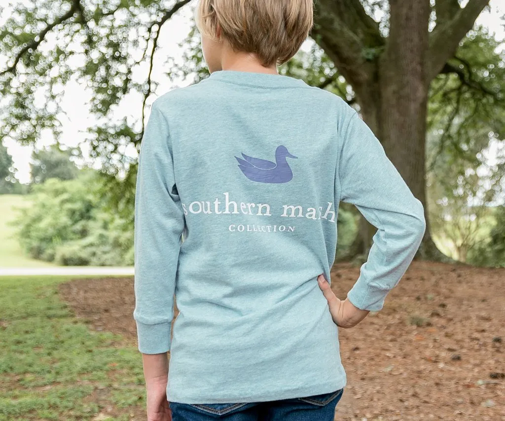 Southern Marsh 21 Youth Authentic Tee - Heathered - Long Sleeve