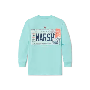 Southern Marsh 21 Youth Backroads Collection Tee - Alabama - Long Sleeve