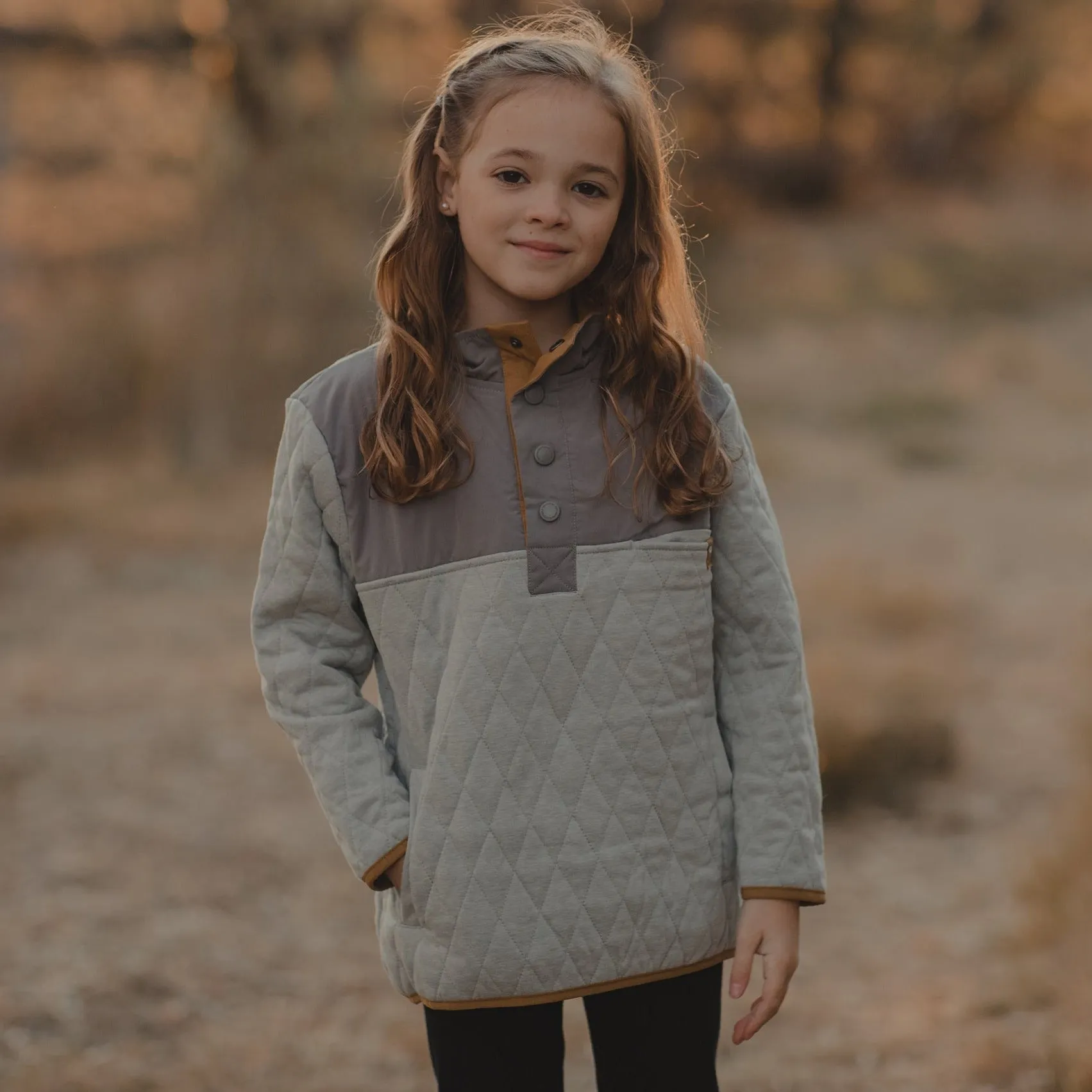 Southern Marsh 21 Youth Bighorn Quilted Pullover
