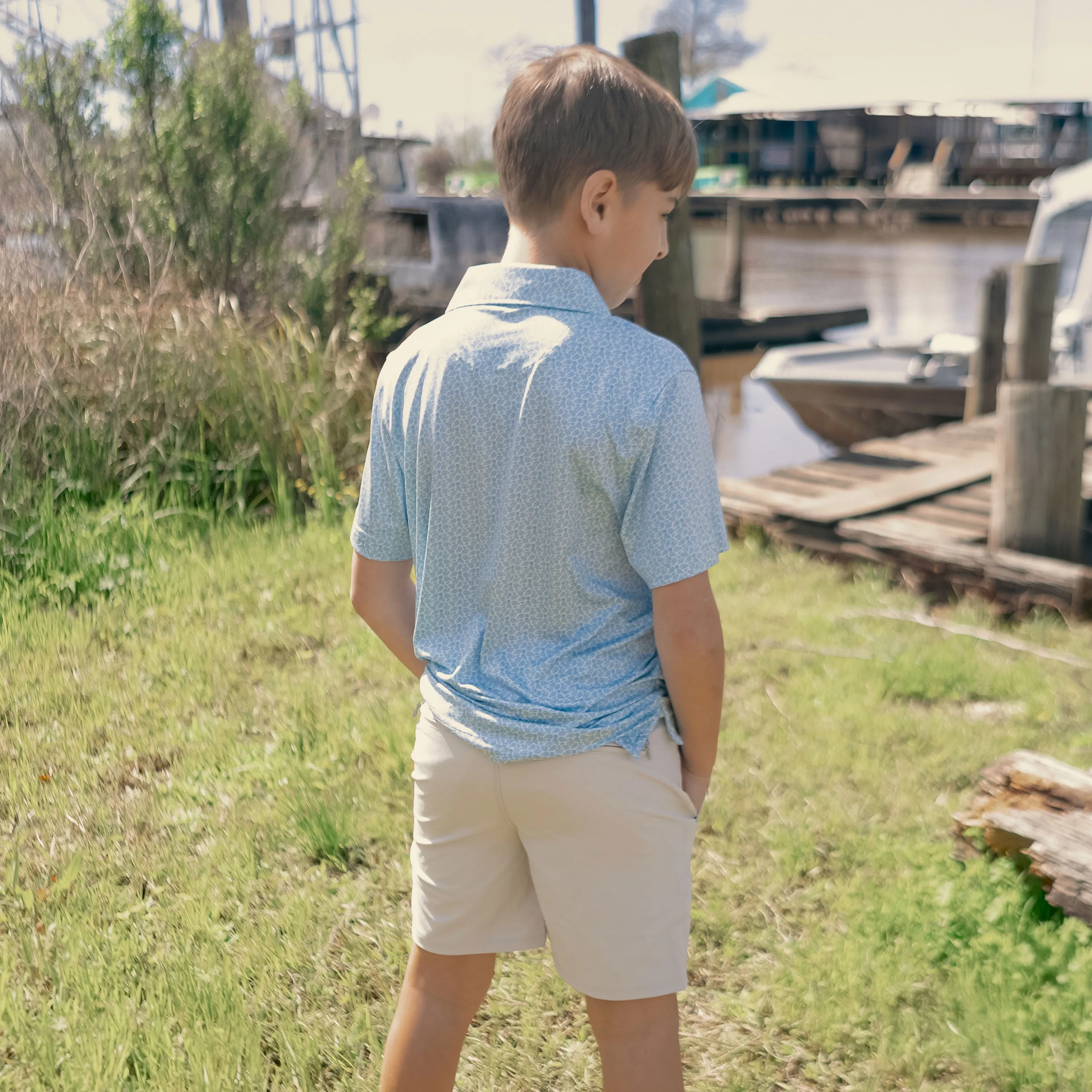 Southern Marsh 21 Youth Billfish Lined Performance Short