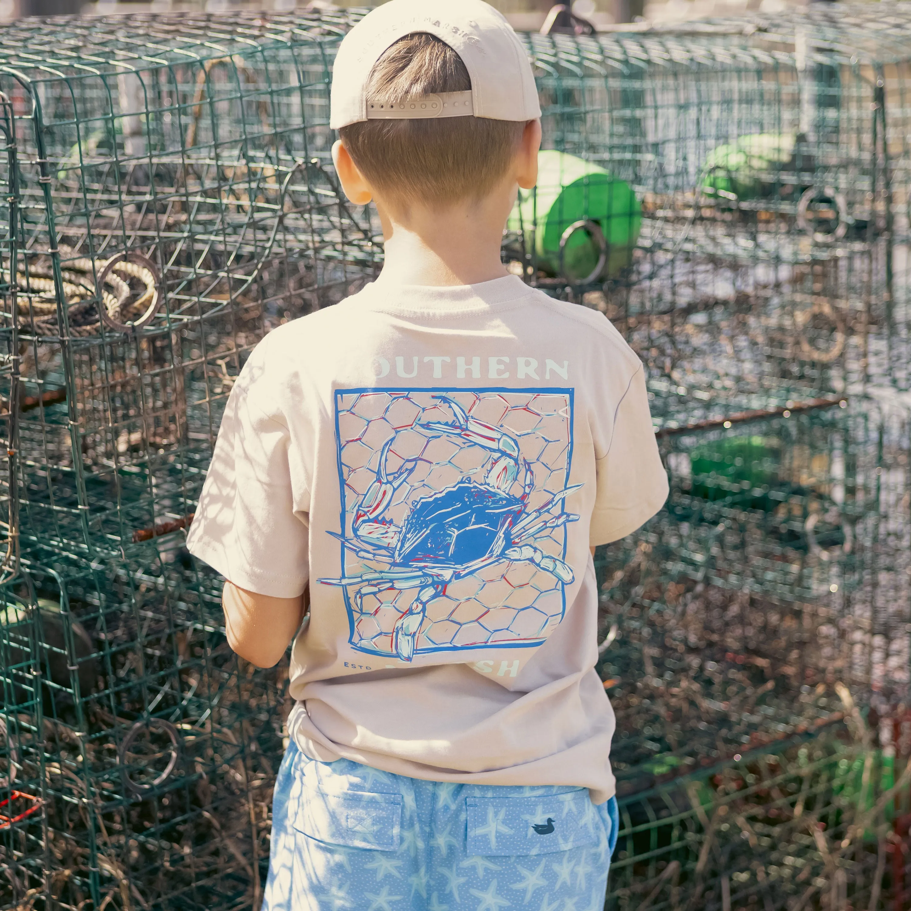 Southern Marsh 21 Youth Blue Crab Tee