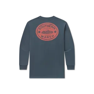 Southern Marsh 21 Youth Branding - Mountain Medallion - Long Sleeve Tee