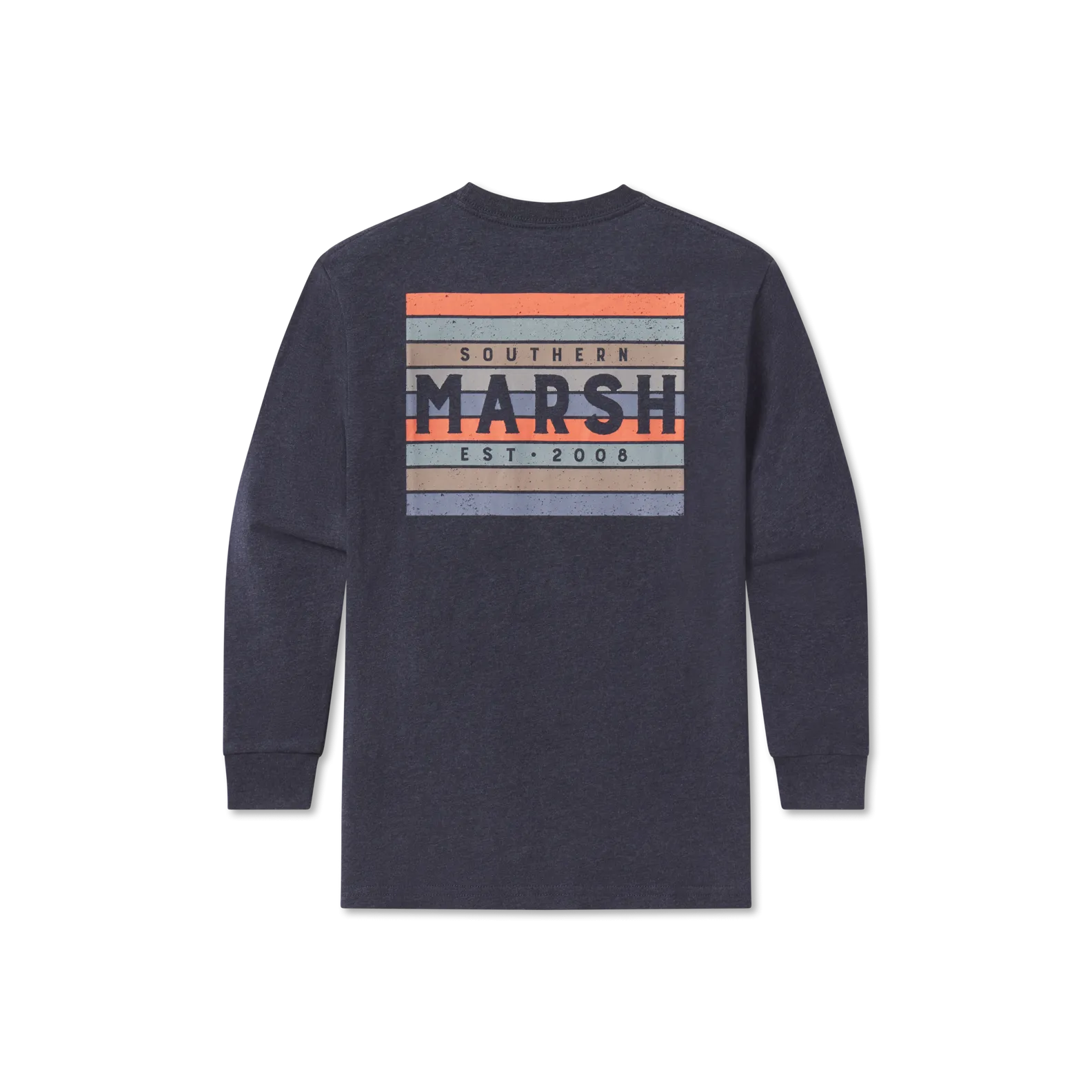 Southern Marsh 21 Youth Branding Tee - Color Bars - Long Sleeve