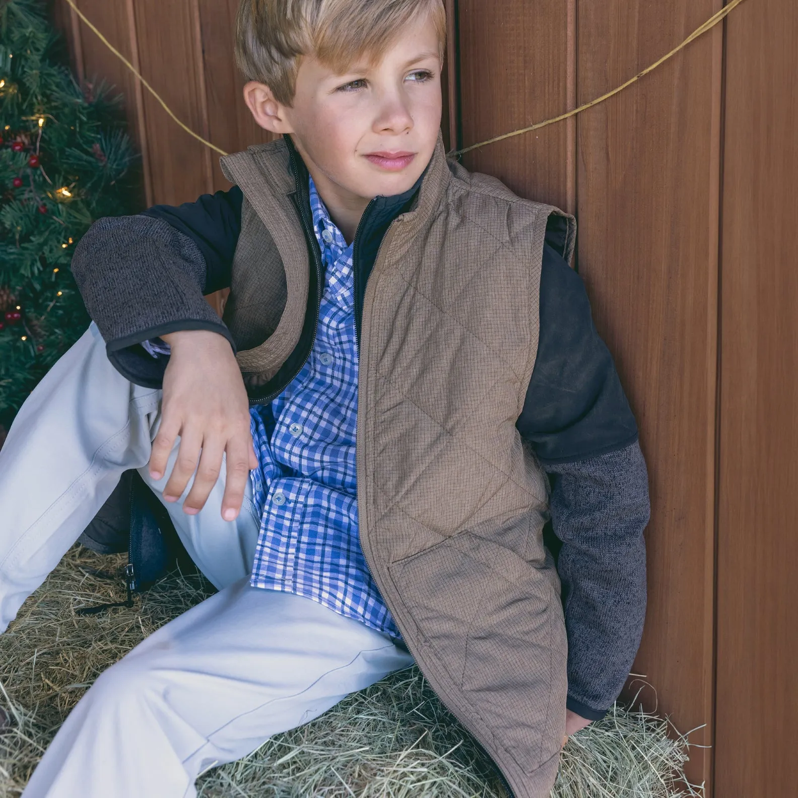 Southern Marsh 21 Youth Bryson Ripstop Quilted Vest