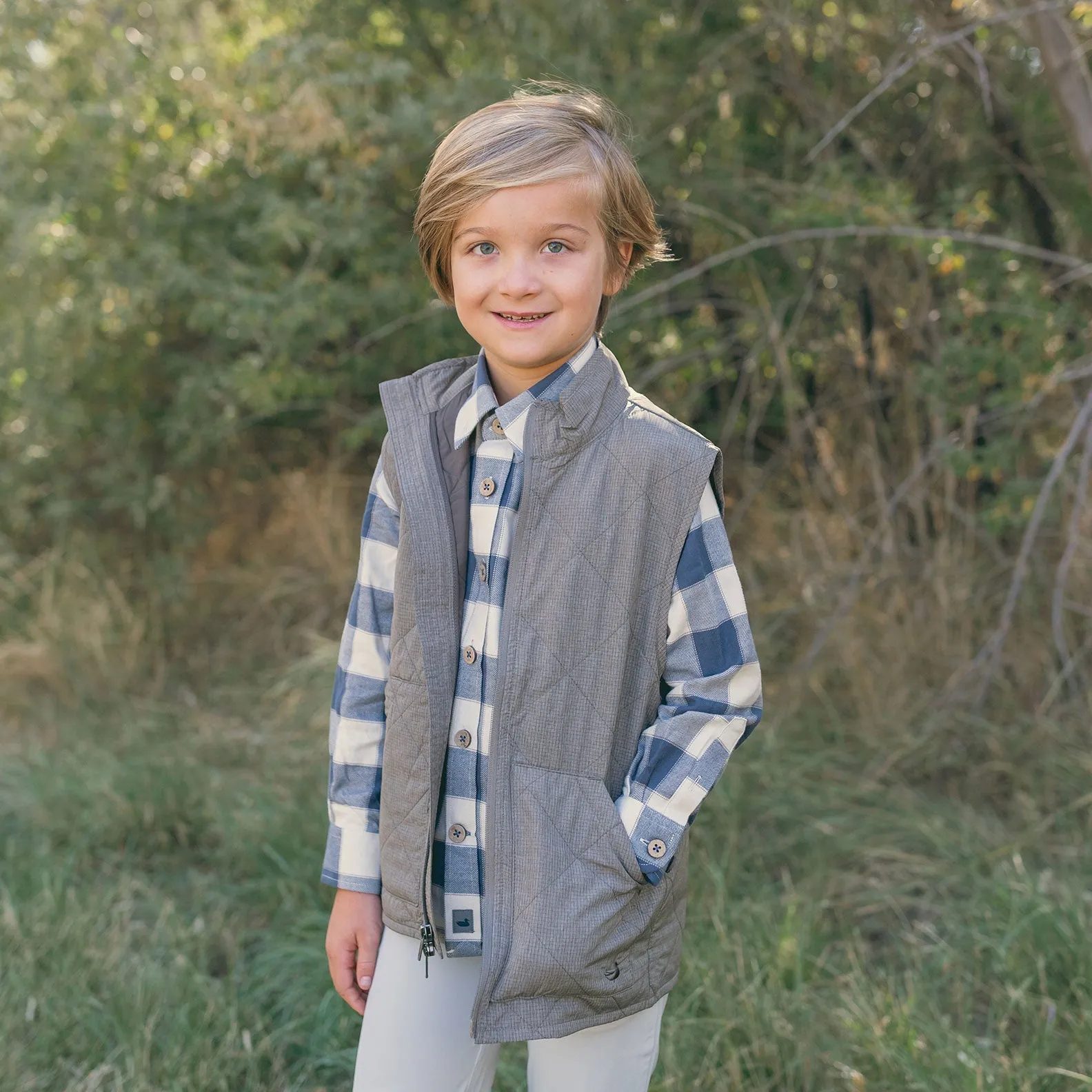 Southern Marsh 21 Youth Bryson Ripstop Quilted Vest