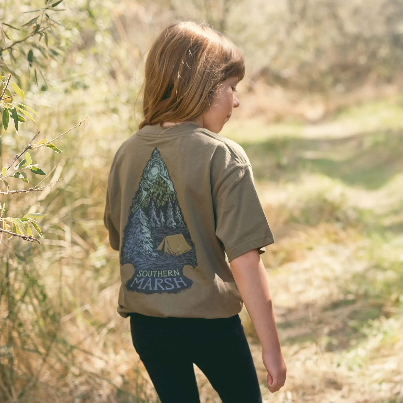 Southern Marsh 21 Youth Camping Arrowhead Tee