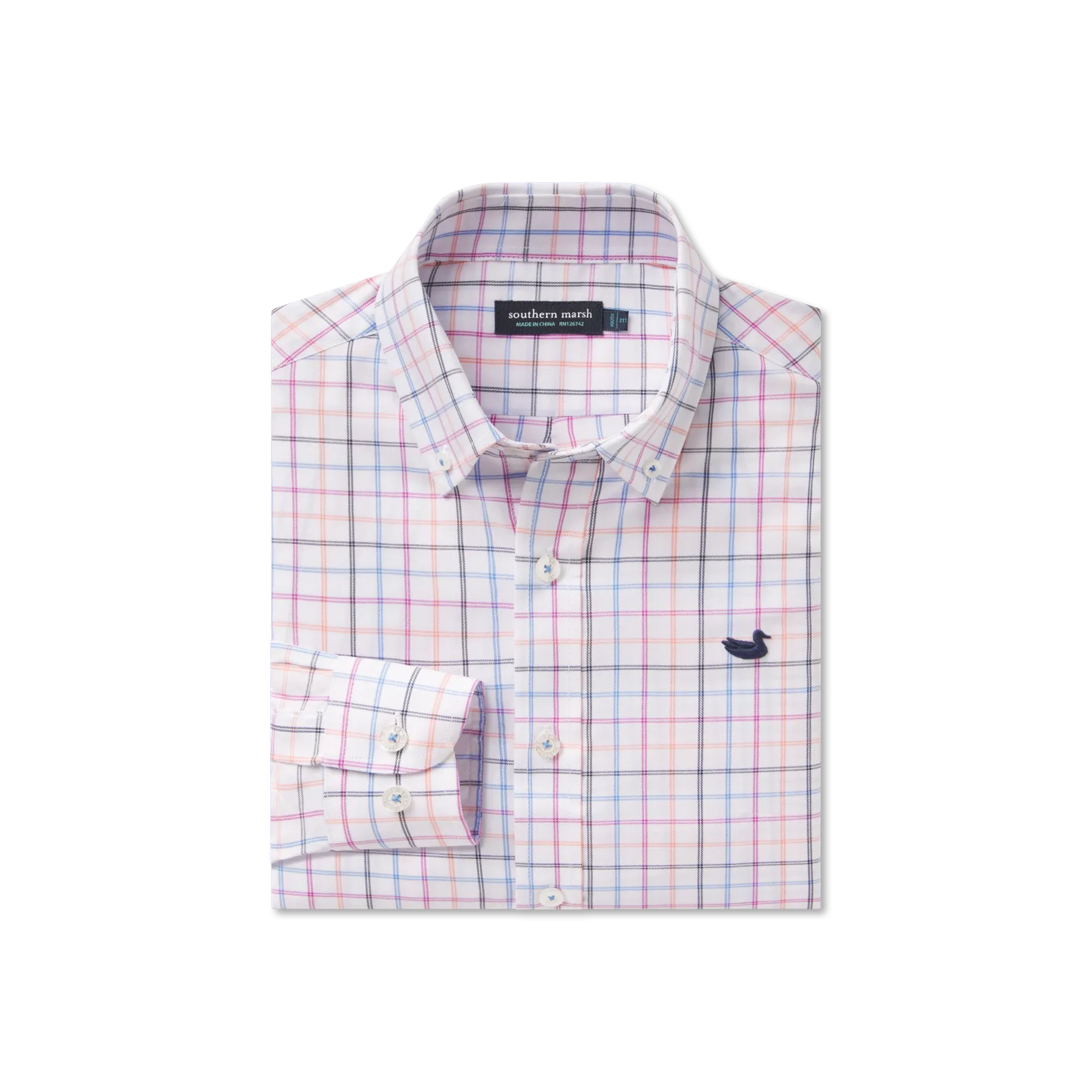 Southern Marsh 21 Youth Chateau Windowpane Dress Shirt