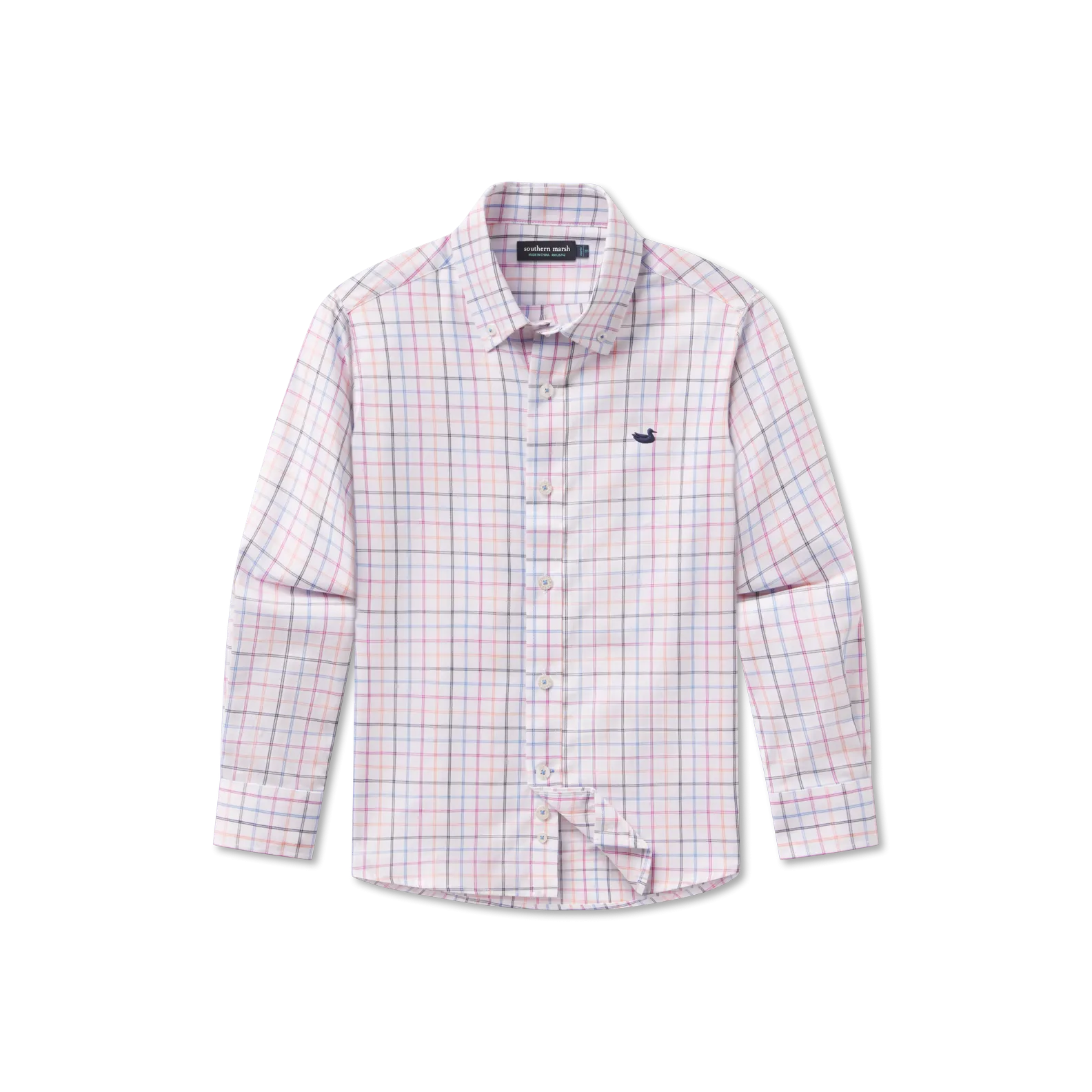 Southern Marsh 21 Youth Chateau Windowpane Dress Shirt