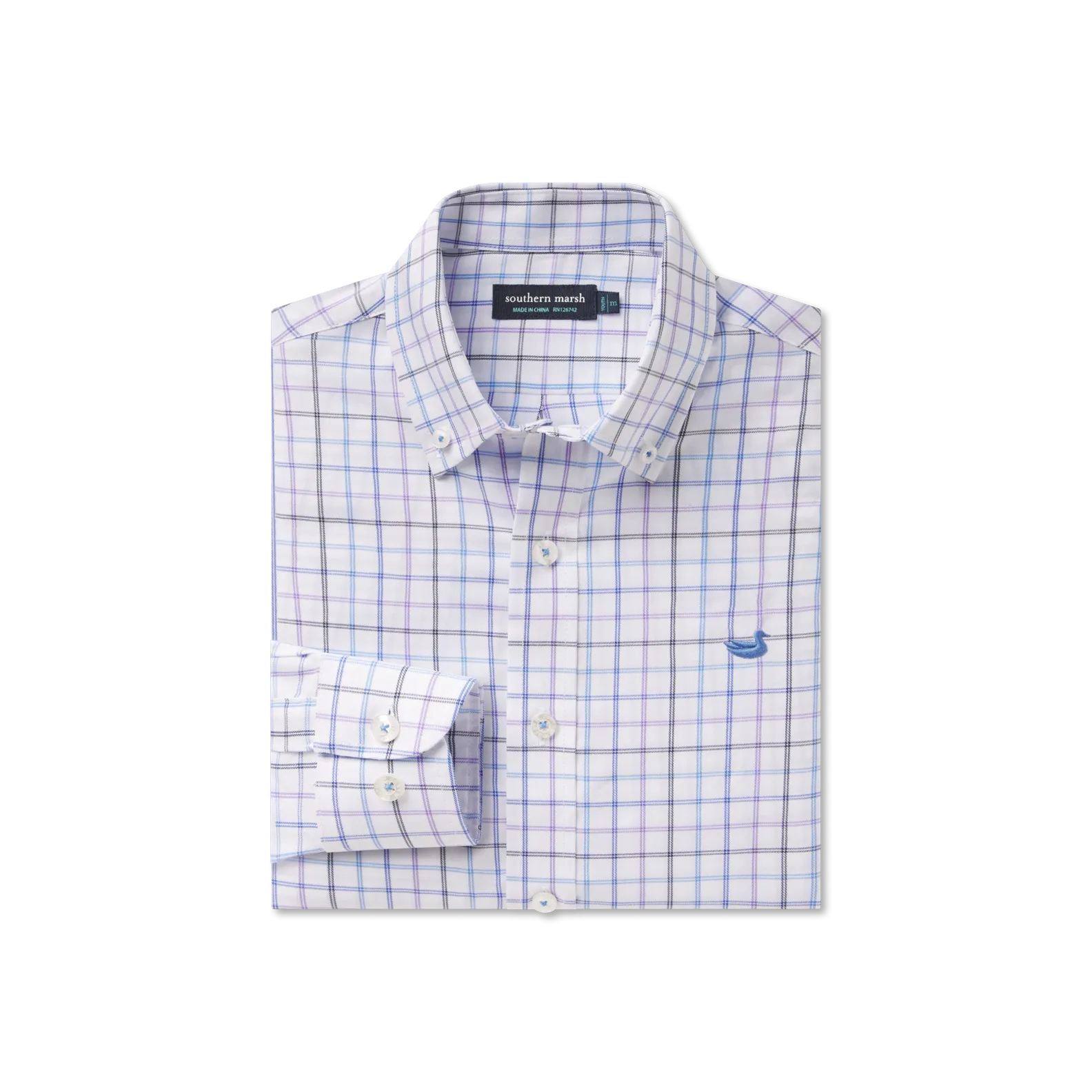 Southern Marsh 21 Youth Chateau Windowpane Dress Shirt