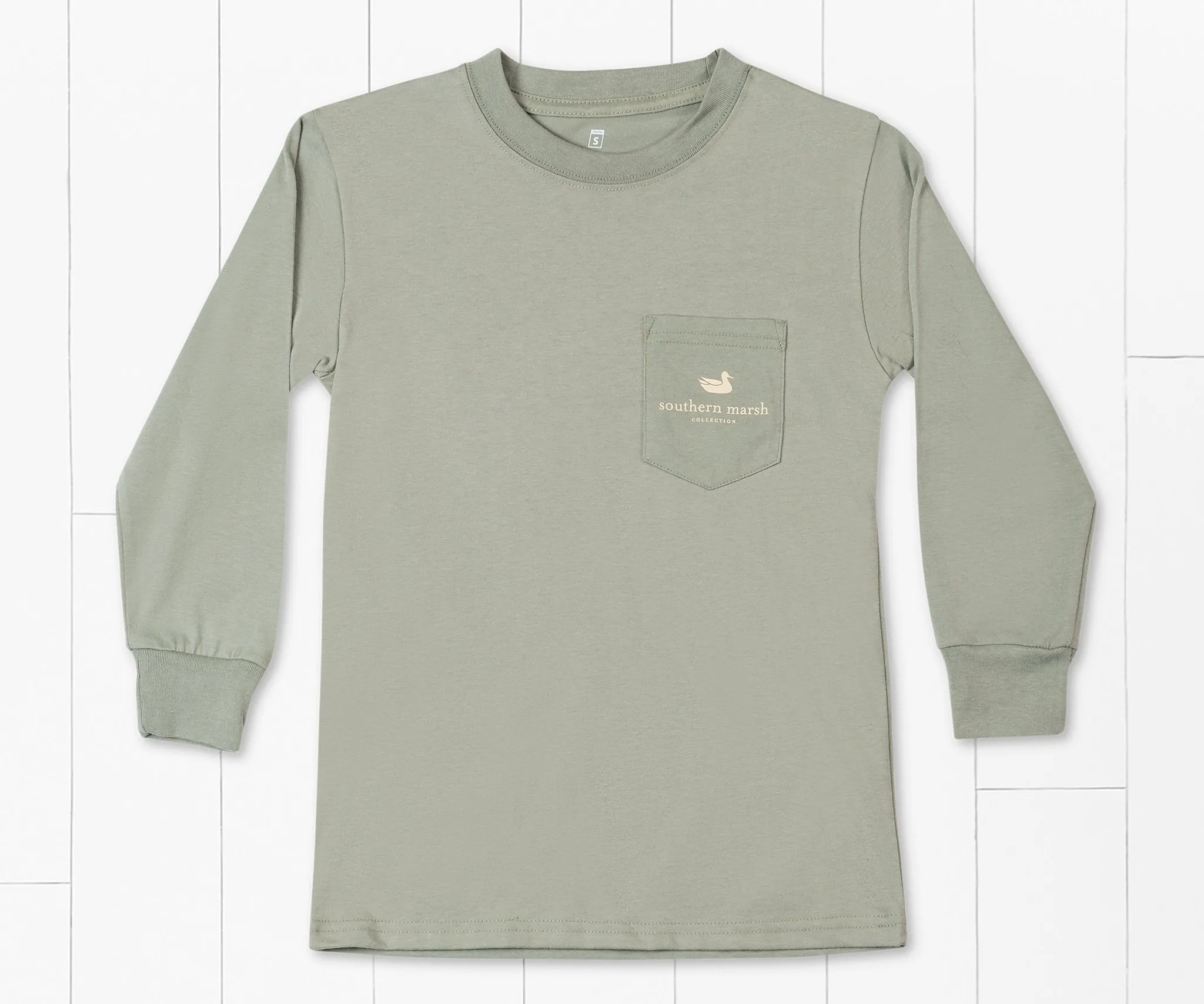 Southern Marsh 21 Youth Circle Catch Tee - Long Sleeve