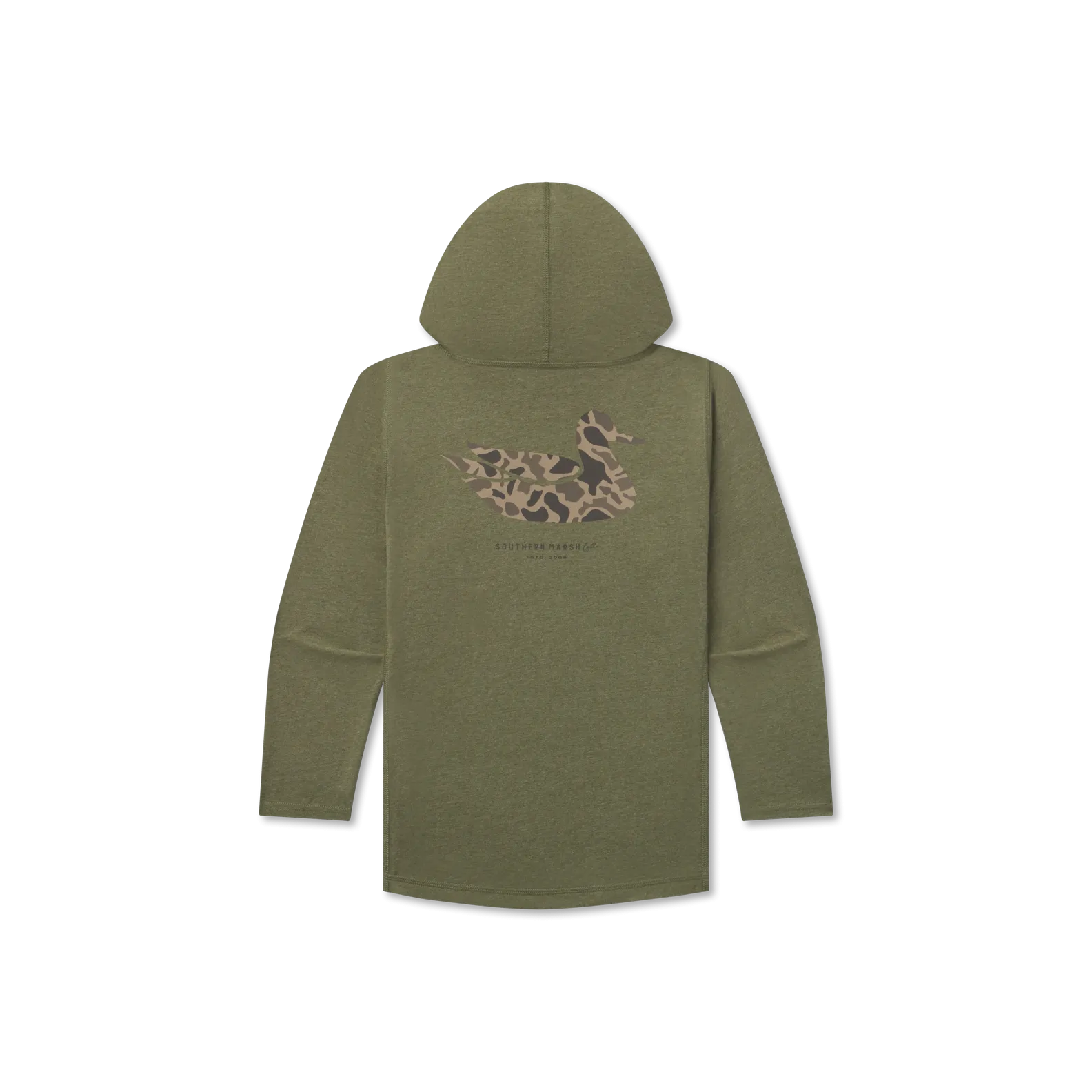 Southern Marsh 21 Youth Classic Hoodie Tee - Duck Originals - Camo