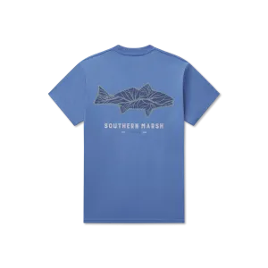 Southern Marsh 21 Youth Delta Fish Tee