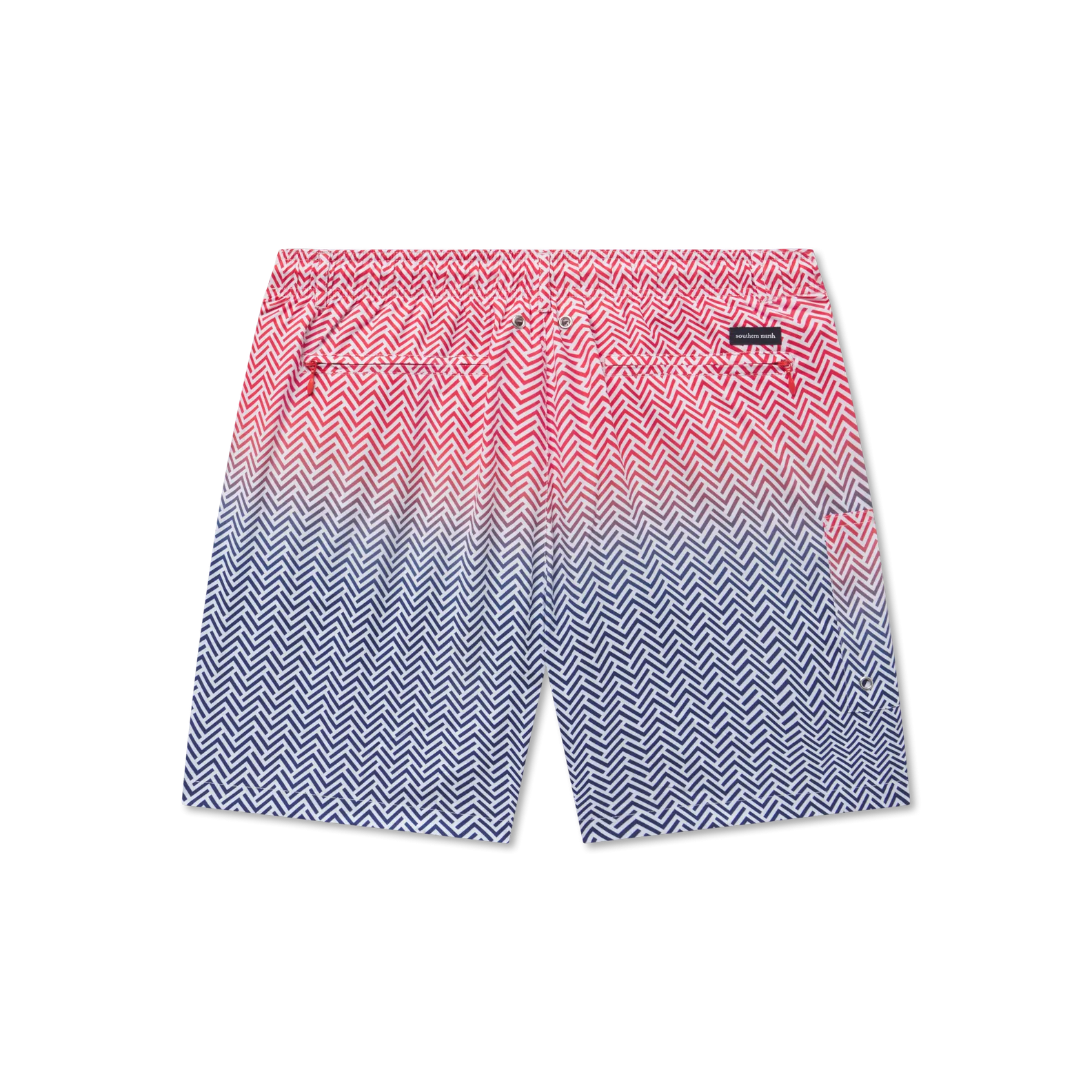 Southern Marsh 21 Youth Dockside Swim Trunk - Herringbone Fade