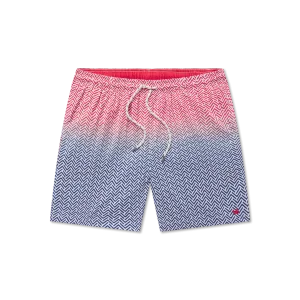 Southern Marsh 21 Youth Dockside Swim Trunk - Herringbone Fade