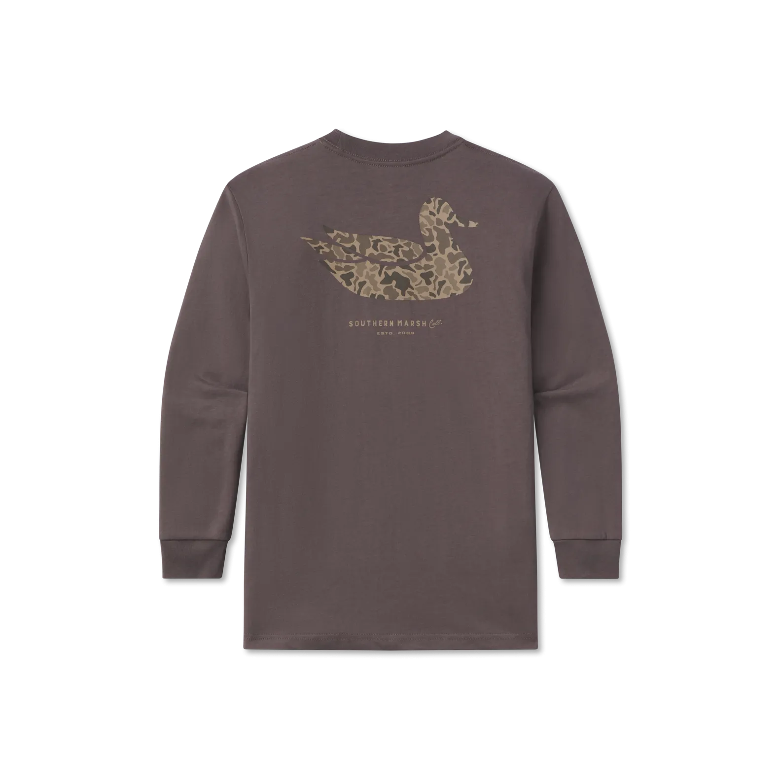Southern Marsh 21 Youth Duck Originals Tee - Camo - Long Sleeve