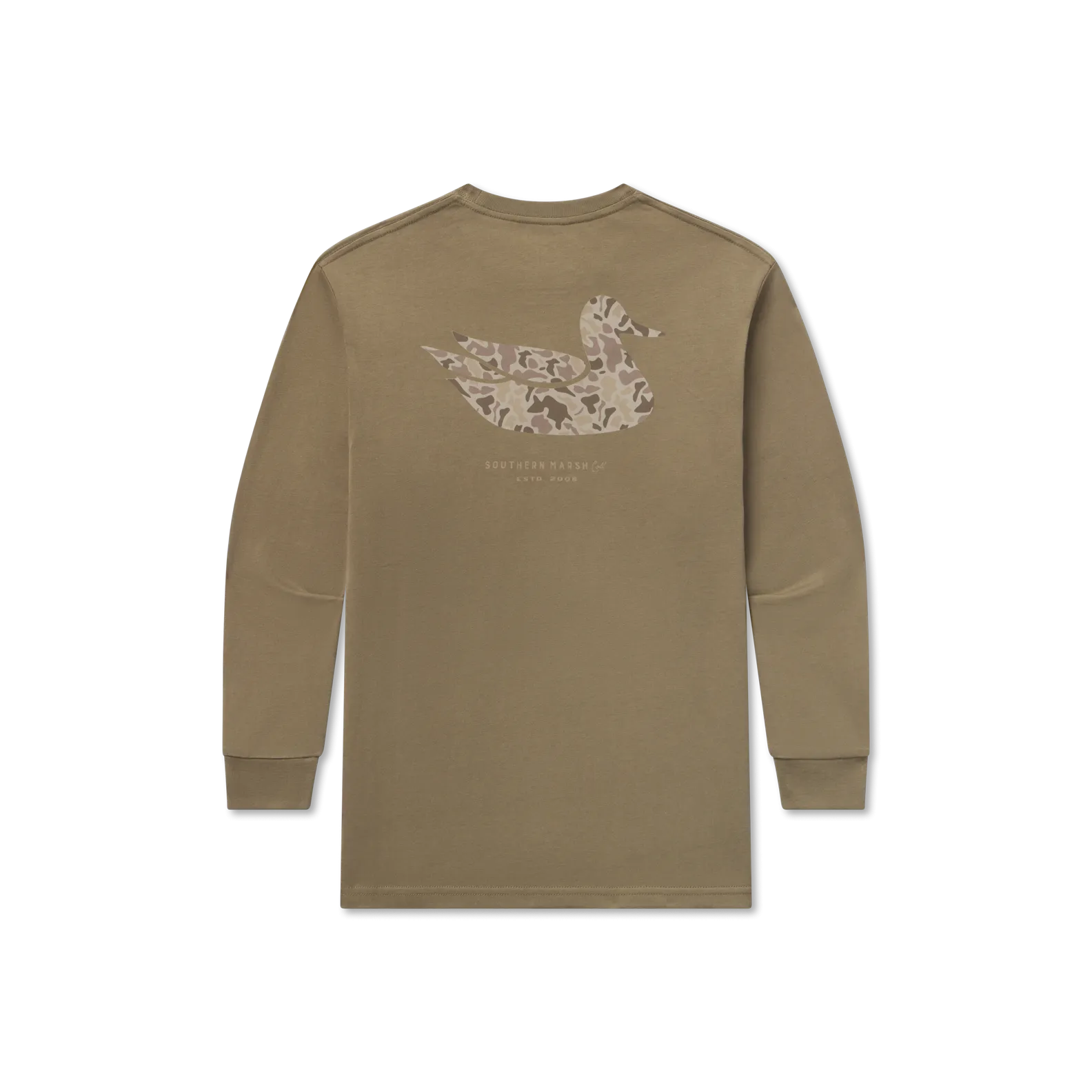 Southern Marsh 21 Youth Duck Originals Tee - Camo - Long Sleeve