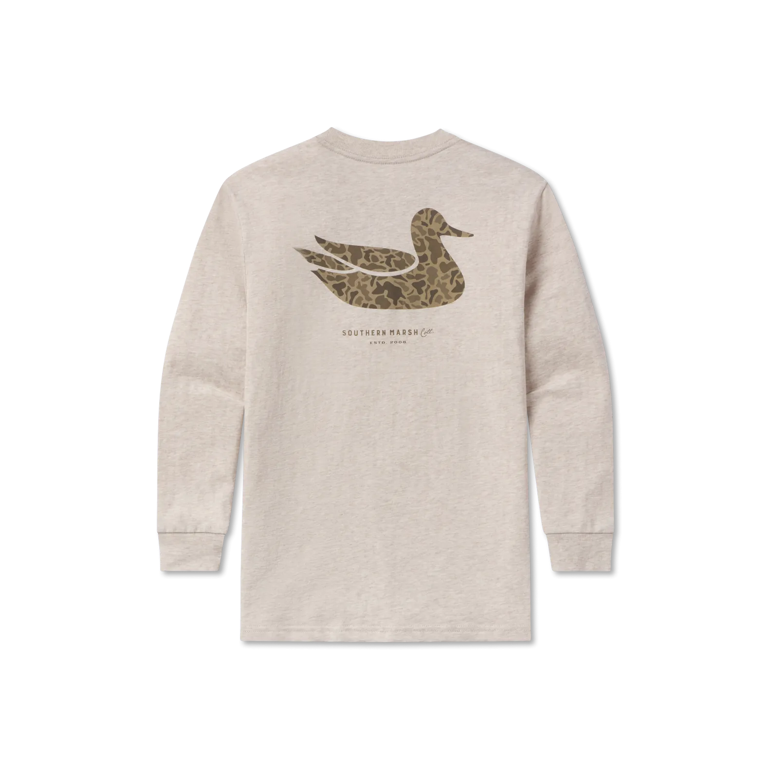Southern Marsh 21 Youth Duck Originals Tee - Camo - Long Sleeve