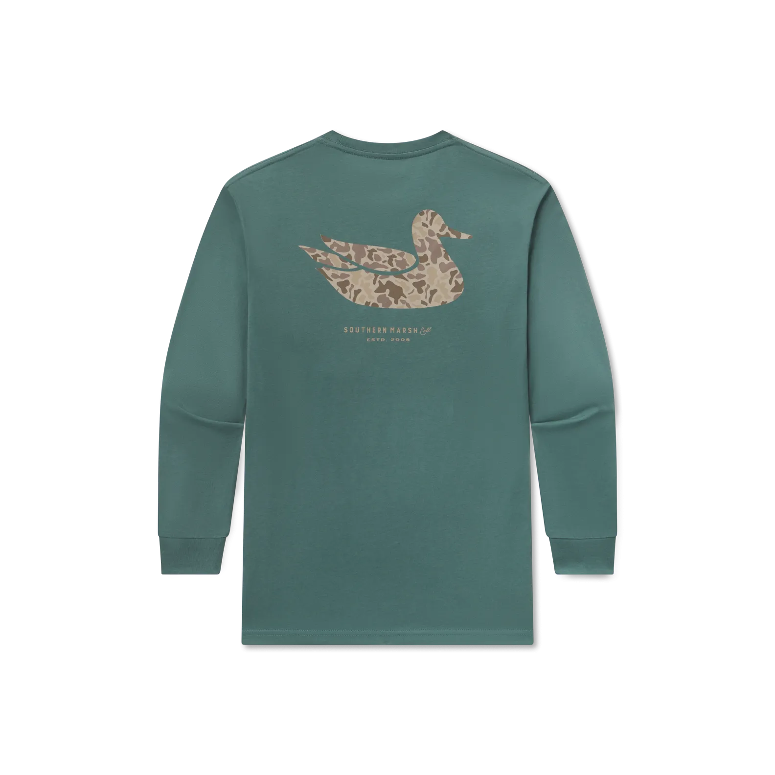 Southern Marsh 21 Youth Duck Originals Tee - Camo - Long Sleeve