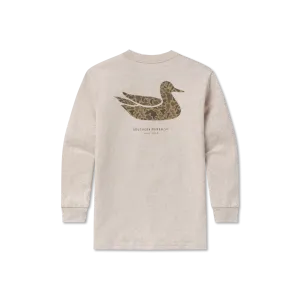 Southern Marsh 21 Youth Duck Originals Tee - Camo - Long Sleeve
