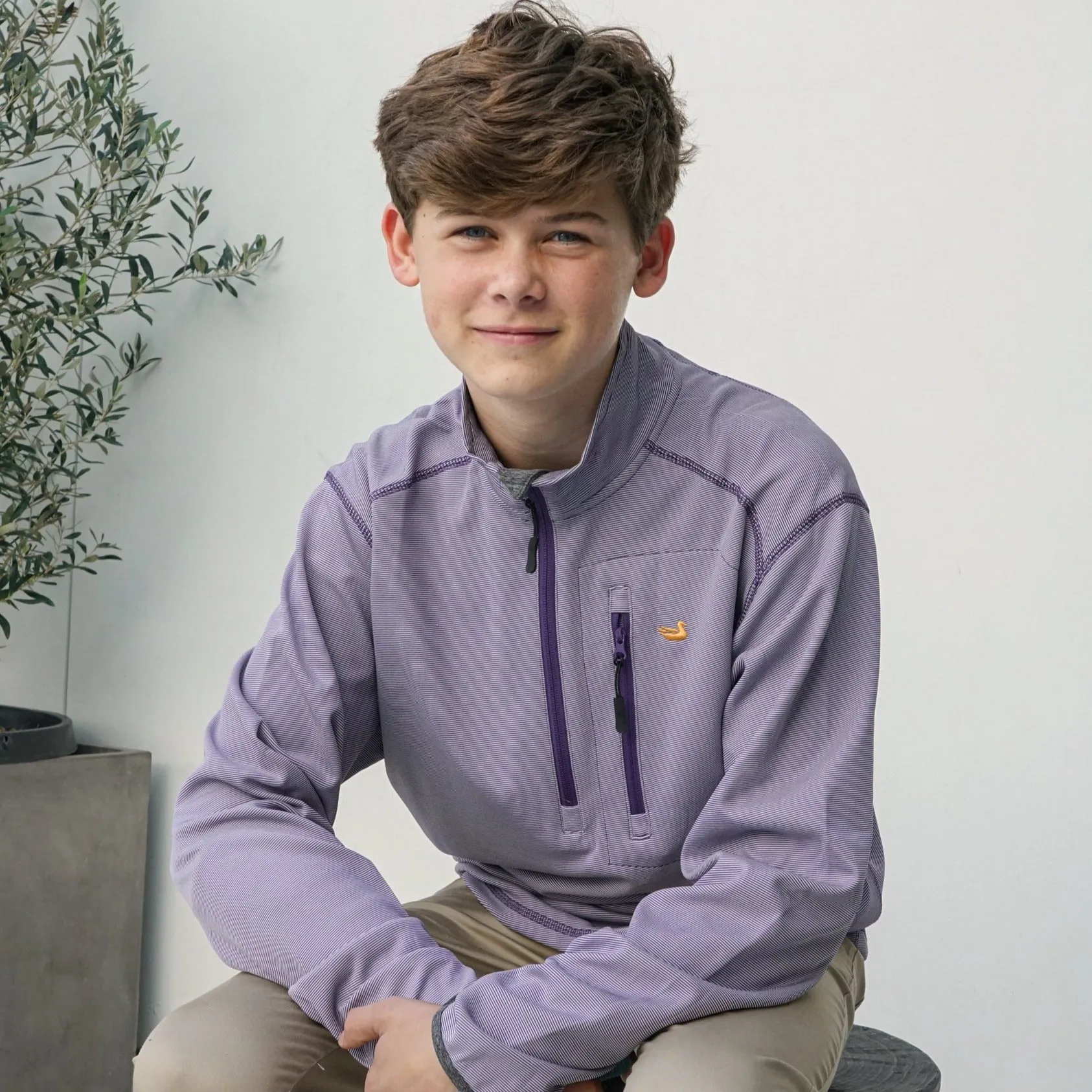Southern Marsh 21 Youth Endzone Stripe Performance Pullover